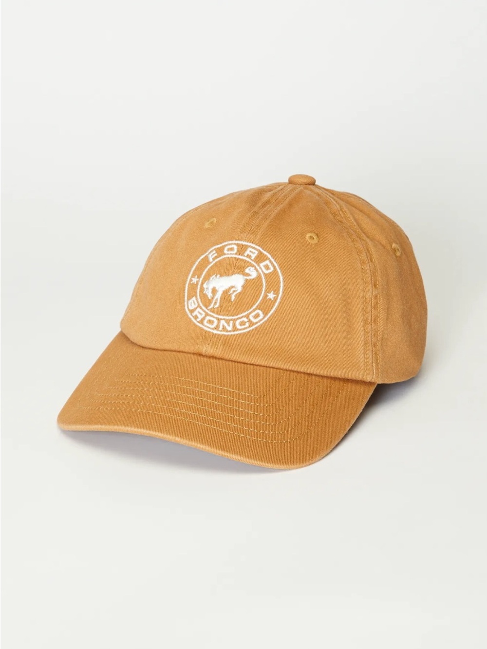 Lucky Brand Mustard Yellow Ford Bronco Baseball Hat One Size